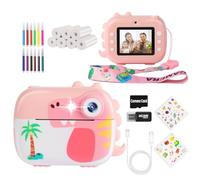 ARNSSIEN kids camera instant print, 7 Rolls Paper, 1080P, 2.4" Screen