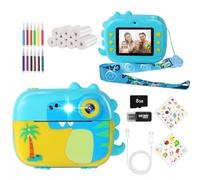 ARNSSIEN Kids Camera Instant Print with 7 Rolls Paper, 2.4" Screen Instant Camera for Kids, 1080P HD Video, Christmas Birthday Festival Present for Girls & Boys Aged 3-12, M3