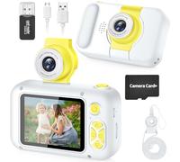 ARNSSIEN Kids Camera with Video,180° Flip Lens, 2.4" Selfie Camera for Kids