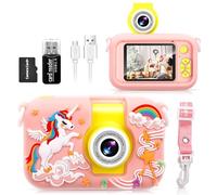 ARNSSIEN Kids Camera with Video,180° Flip Lens, 2.4" Selfie Camera for Kids