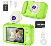 ARNSSIEN Kids Camera with Video,180° Flip Lens, 2.4" Selfie Camera for Kids