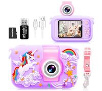 ARNSSIEN Kids Camera with Video,180° Flip Lens, 2.4" Selfie Camera for Kids | Digital Camera for Boys Girls Ages 3-12 with Photo & Video, Birthday Present for Kids, Travel & Family Outings, X101