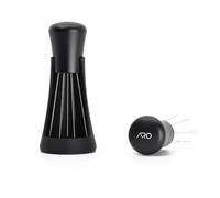 ARO Espresso™ WDT Tool and Self-Aligning Stand | Includes 10x, Flat-Tipped, 0.35mm Stainless Steel Pins