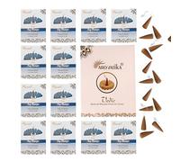 ARO VATIKA Vedic Nag Champa Natural Masala Incense 120 Cones in Pack of 12 Boxes | Best for Prayer, Meditation and Relaxation
