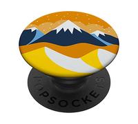 Aroace Mountains, LGBTQ Aro Ace Pride, Aromantic Asexual Art PopSockets Swappable PopGrip