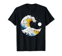 Aroace Pride Aro Ace Aromantic Asexual Flag Japan Great Wave T-Shirt
