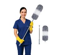 ArobiaSB 2025 Upgraded Microfiber Feather Duster for Cleaning Extendable Duster 110 Inches Long for High Ceilings Home Furniture Car Telescopic Pole Feather Dusters Telescopic Duster Extendable