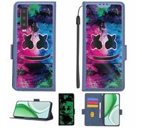 Aroepurt Case Compatible for Cat S75 Phone Case Flip Cover [with Tempered Glass Screen Protector][RFID Blocking][Luminous Effect] LPT-BQ