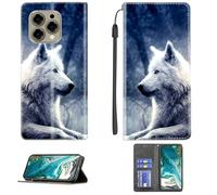 Aroepurt Case Compatible for Doogee N55 Phone Case Cover PU Leather Kickstand Magnetic Wallet Case CPT29