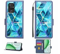 Aroepurt Case Compatible for Doro 8100 Plus Phone Case Flip Cover [with Tempered Glass Screen Protector][RFID Blocking][Colorful Reflect Light] LPT-LS