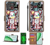 Aroepurt Case Compatible for Emporia ME6 5G Phone Case Flip Cover [with Tempered Glass Screen Protector][RFID Blocking][Luminous Effect] LPT-MXX