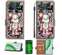 Aroepurt Case Compatible for Epik One X620 4g Phone Case Flip Cover [with Tempered Glass Screen Protector][RFID Blocking][Luminous Effect] LPT-MXX