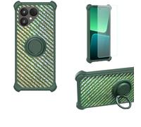 Aroepurt Case Compatible for Fairphone 6 Gen.6 Phone Case Cover [with 1* Tempered Glass Screen Protector] PC + Silicone [360 Metal Ring, Magnetic Car Mount] TZZH-LV