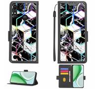 Aroepurt Case Compatible for Gabb Phone 4 Phone Case Flip Cover [with Tempered Glass Screen Protector][RFID Blocking][Colorful Reflect Light] LPT-HS