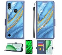 Aroepurt Case Compatible for Gabb Phone 4 Phone Case Flip Cover [with Tempered Glass Screen Protector][RFID Blocking][Gold Glitter+Luminous] LPT-LDL