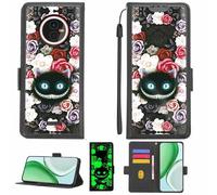 Aroepurt Case Compatible for Gigaset GX4 PRO Phone Case Flip Cover [with Tempered Glass Screen Protector][RFID Blocking][Luminous Effect] LPT-LZM