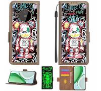 Aroepurt Case Compatible for Gigaset GX6 PRO Phone Case Flip Cover [with Tempered Glass Screen Protector][RFID Blocking][Luminous Effect] LPT-MXX