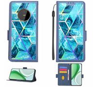 Aroepurt Case Compatible for Gigaset GX6 PRO Phone Case Flip Cover [with Tempered Glass Screen Protector][RFID Blocking][Colorful Reflect Light] LPT-LS