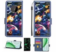 Aroepurt Case Compatible for Gigaset GX6 PRO Phone Case Flip Cover [with Tempered Glass Screen Protector][RFID Blocking][Luminous Effect] LPT-XQ