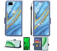 Aroepurt Case Compatible for Google Nexus 6P Phone Case Flip Cover [with Tempered Glass Screen Protector][RFID Blocking][Gold Glitter+Luminous] LPT-LDL