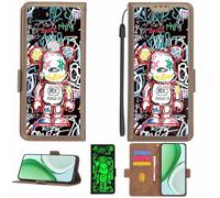 Aroepurt Case Compatible for Google Nexus 6P Phone Case Flip Cover [with Tempered Glass Screen Protector][RFID Blocking][Luminous Effect] LPT-MXX