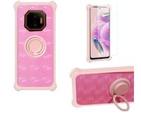 Aroepurt Case Compatible for Hammer Energy X2 Phone Case Cover [with 1* Tempered Glass Screen Protector] PC + Silicone [360 Metal Ring, Magnetic Car Mount] TZZH-FEN