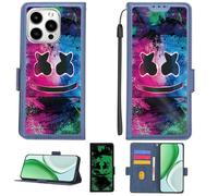 Aroepurt Case Compatible for Hisense Enigma SE Phone Case Flip Cover [with Tempered Glass Screen Protector][RFID Blocking][Luminous Effect] PTL-BQ