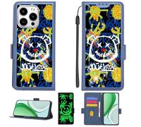 Aroepurt Case Compatible for Hisense Enigma SE Phone Case Flip Cover [with Tempered Glass Screen Protector][RFID Blocking][Gold Glitter+Luminous] PTL-TYX