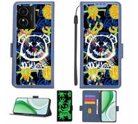 Aroepurt Case Compatible for HMD Arc Phone Case Flip Cover [with Tempered Glass Screen Protector][RFID Blocking][Gold Glitter+Luminous] LPT-TYX