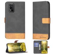 Aroepurt Case Compatible for HMD Xr21 Phone Case Cover Flip Stand Cover PU Leather BF11 Wallet Case Black