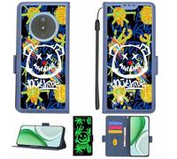 Aroepurt Case Compatible for itel V52A Phone Case Flip Cover [with Tempered Glass Screen Protector][RFID Blocking][Gold Glitter+Luminous] LPT-TYX