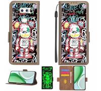 Aroepurt Case Compatible for LG JOJO L-02K Phone Case Flip Cover [with Tempered Glass Screen Protector][RFID Blocking][Luminous Effect] LPT-MXX