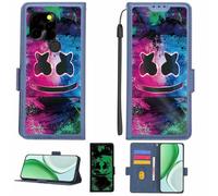 Aroepurt Case Compatible for Logicom Solar PRO Phone Case Flip Cover [with Tempered Glass Screen Protector][RFID Blocking][Luminous Effect] LPT-BQ