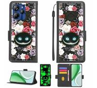 Aroepurt Case Compatible for Lunar ECLIPSE L1 Phone Case Flip Cover [with Tempered Glass Screen Protector][RFID Blocking][Luminous Effect] LPT-LZM