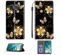 Aroepurt Case Compatible for Maxcom Ms601 Phone Case Cover [with Tempered Glass Screen Protector] PU Leather Kickstand Magnetic Wallet Case CPT17