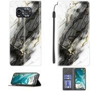 Aroepurt Case Compatible for Maxcom Ms601 Phone Case Cover [with Tempered Glass Screen Protector] PU Leather Kickstand Magnetic Wallet Case CPT12