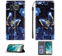 Aroepurt Case Compatible for Maxcom Ms601 Phone Case Cover [with Tempered Glass Screen Protector] PU Leather Kickstand Magnetic Wallet Case CPT16