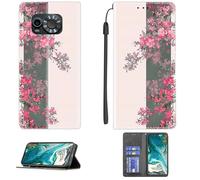 Aroepurt Case Compatible for Maxcom Ms601 Phone Case Cover [with Tempered Glass Screen Protector] PU Leather Kickstand Magnetic Wallet Case CPT18