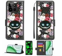 Aroepurt Case Compatible for myPhone N23 5G Phone Case Flip Cover [with Tempered Glass Screen Protector][RFID Blocking][Luminous Effect] LPT-LZM