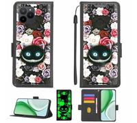 Aroepurt Case Compatible for Myphone N23 Lite Phone Case Flip Cover [with Tempered Glass Screen Protector][RFID Blocking][Luminous Effect] LPT-LZM