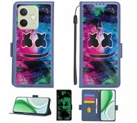 Aroepurt Case Compatible for Oppo A5 Pro 4G Phone Case Flip Cover [with Tempered Glass Screen Protector][RFID Blocking][Luminous Effect] LPT-BQ