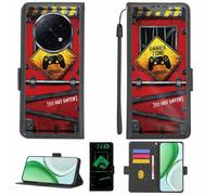 Aroepurt Case Compatible for Oppo A5 Pro 5G Phone Case Flip Cover [with Tempered Glass Screen Protector][RFID Blocking][Luminous Effect] LPT-JGP