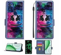 Aroepurt Case Compatible for Orbic Fun Pro 5g R678l5sfp Phone Case Flip Cover [with Tempered Glass Screen Protector][RFID Blocking][Luminous Effect] LPT-BQ