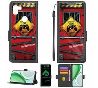 Aroepurt Case Compatible for Orbic Fun RC609LSM Phone Case Flip Cover [with Tempered Glass Screen Protector][RFID Blocking][Luminous Effect] LPT-JGP