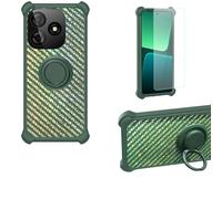 Aroepurt Case Compatible for Pinwheel Genesis 4 Phone Case Cover [with 1* Tempered Glass Screen Protector] PC + Silicone [360 Metal Ring, Magnetic Car Mount] TZZH-LV