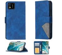 Aroepurt Case Compatible for SENWA 3G S40 STAR NEGRO KIT Phone Case Cover [with Tempered Glass Screen Protector] Flip Stand Cover PU Leather Wallet Case Blue