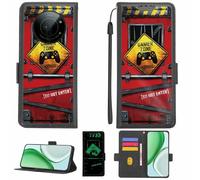 Aroepurt Case Compatible for Sharp Leica Leitz Phone 1 5g Phone Case Flip Cover [with Tempered Glass Screen Protector][RFID Blocking][Luminous Effect] LPT-JGP