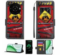 Aroepurt Case Compatible for SHARP Leitz Phone 3 Phone Case Flip Cover [with Tempered Glass Screen Protector][RFID Blocking][Luminous Effect] LPT-JGP