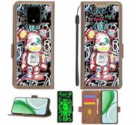 Aroepurt Case Compatible for Sonim Xp Pro Phone Case Flip Cover [with Tempered Glass Screen Protector][RFID Blocking][Luminous Effect] LPT-MXX