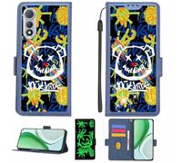 Aroepurt Case Compatible for Tecno Pova Curve 5G Lj8K Phone Case Flip Cover [with Tempered Glass Screen Protector][RFID Blocking][Gold Glitter+Luminous] LPT-TYX